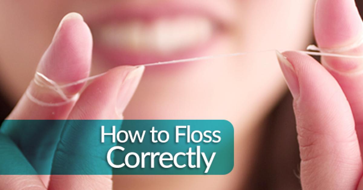 How to Floss Correctly